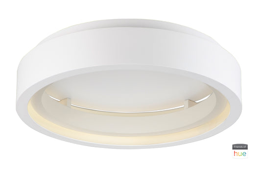 iCorona Friends of Hue LED Flush Mount Matte White by ET2