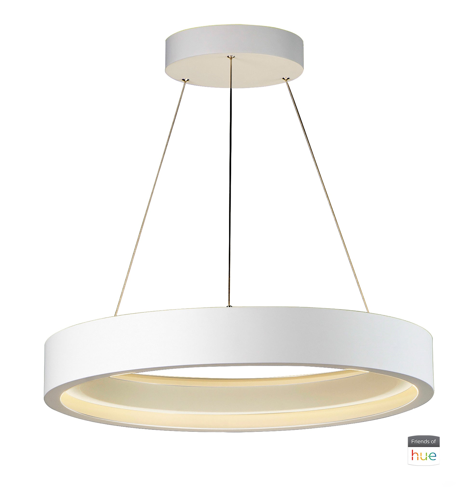 iCorona Friends of Hue LED Pendant Matte White by ET2