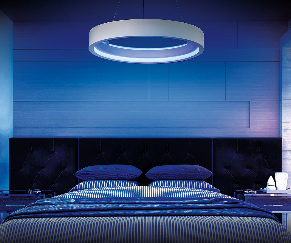 iCorona Friends of Hue LED Pendant Matte White by ET2