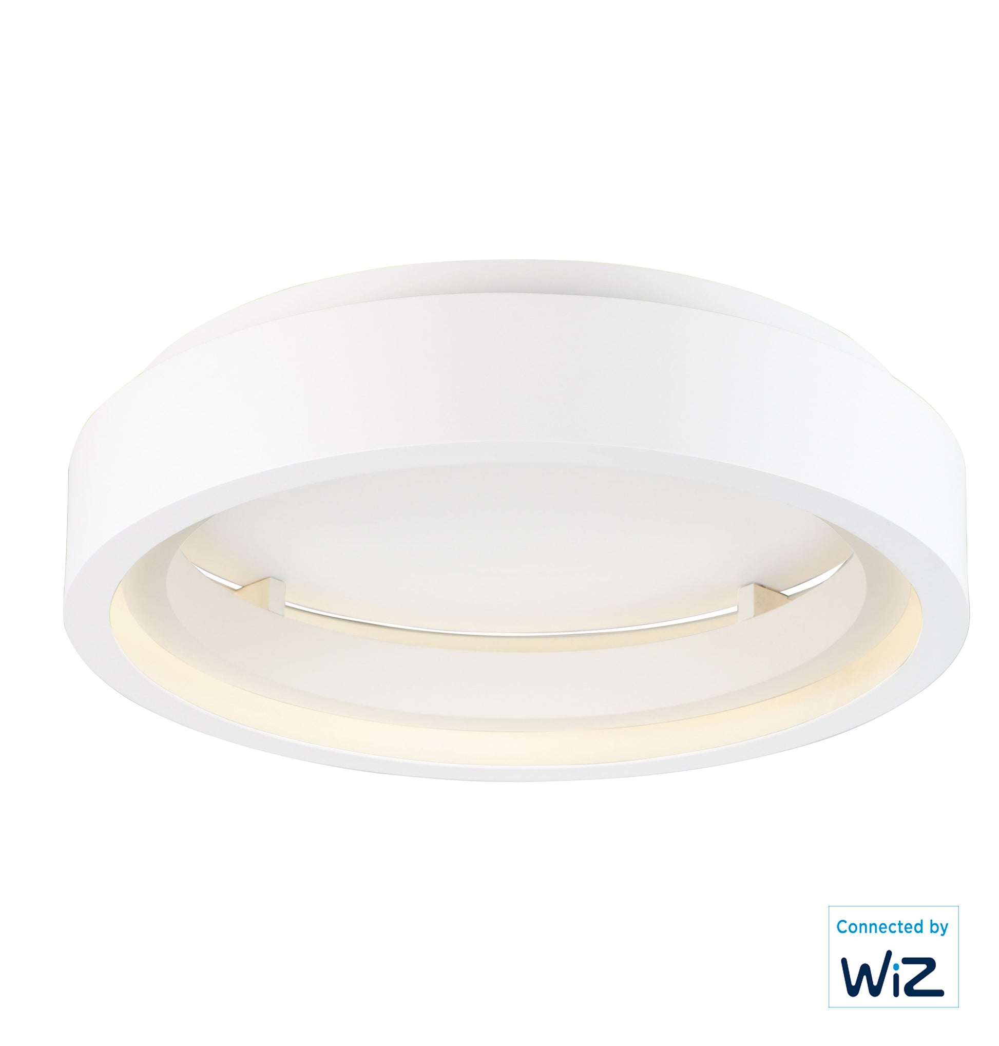 iCorona 24" LED Flush Mount WiZ Color Matte White by ET2