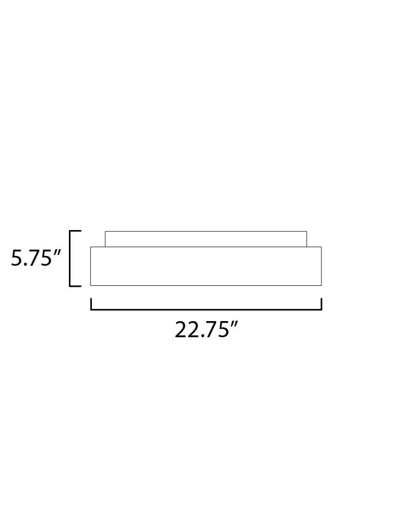 iCorona 24" LED Flush Mount WiZ Color Matte White by ET2