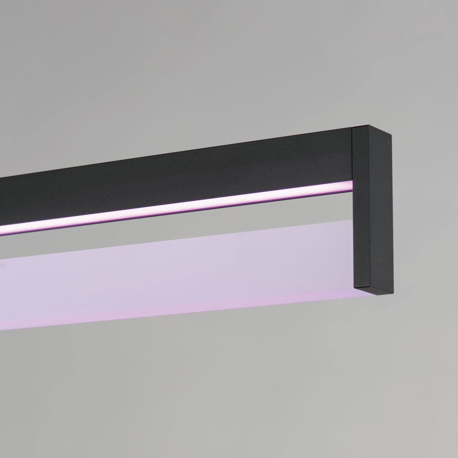 Crossbar 48" LED Pendant Wiz Color Black by ET2