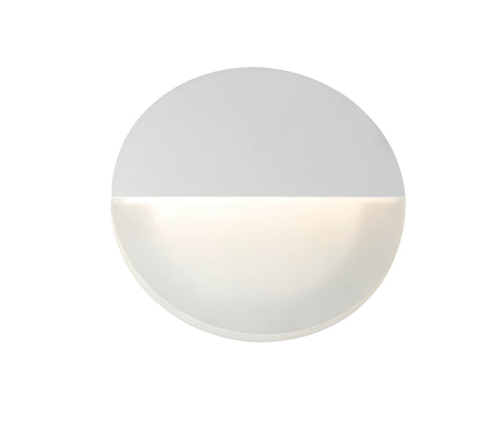 Alumilux: Glow LED Outdoor Wall Sconce White by ET2