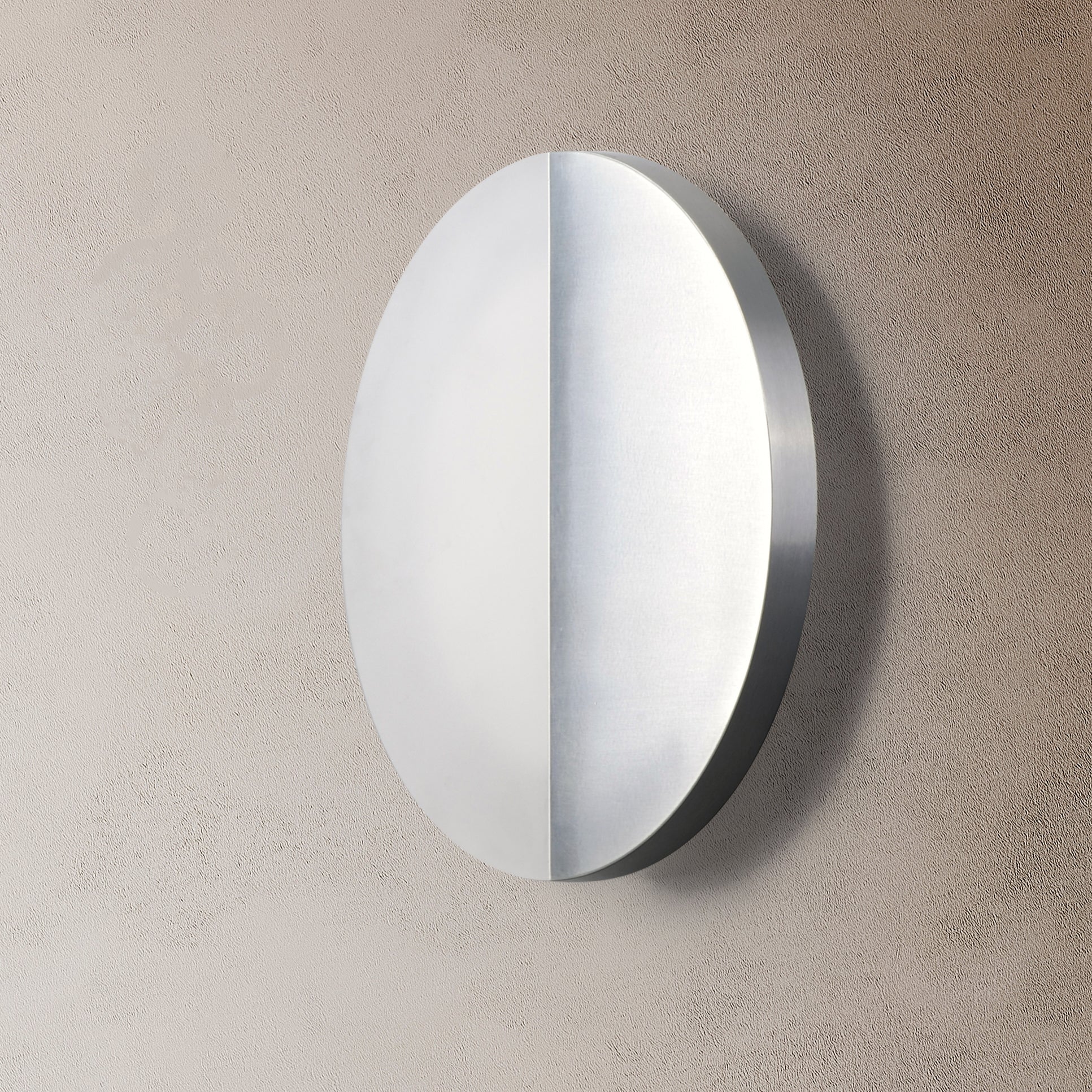 Alumilux: Glow LED Outdoor Wall Sconce Satin Aluminum by ET2