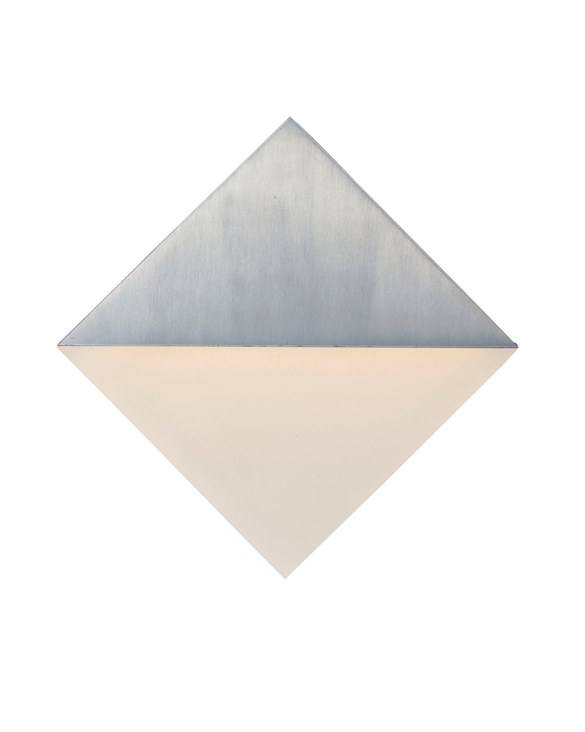 Alumilux: Glow LED Outdoor Wall Sconce Satin Aluminum by ET2