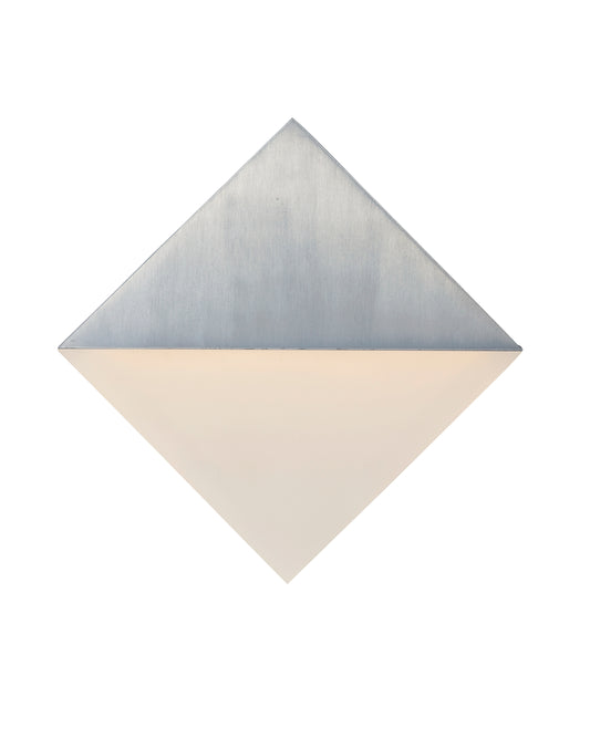 Alumilux: Glow LED Outdoor Wall Sconce Satin Aluminum by ET2