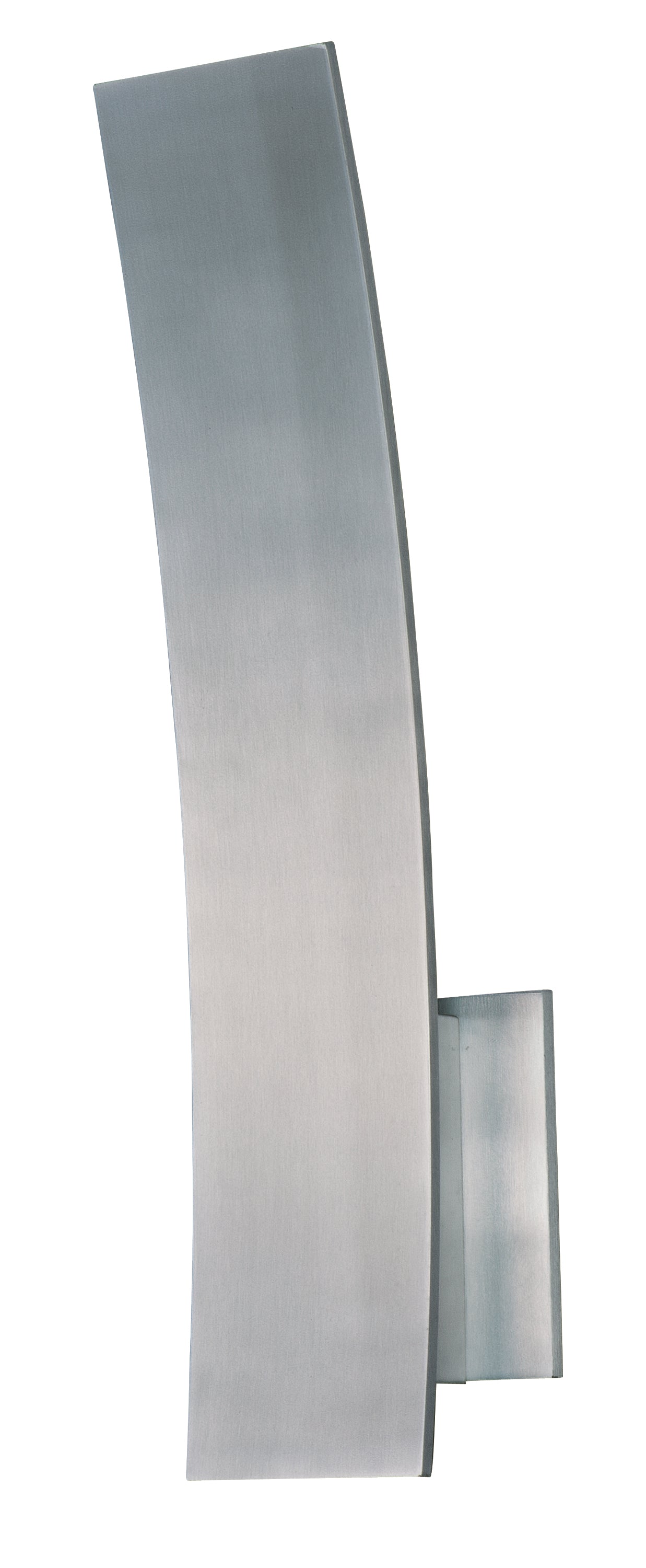 Alumilux: Prime LED Outdoor Wall Sconce Satin Aluminum by ET2
