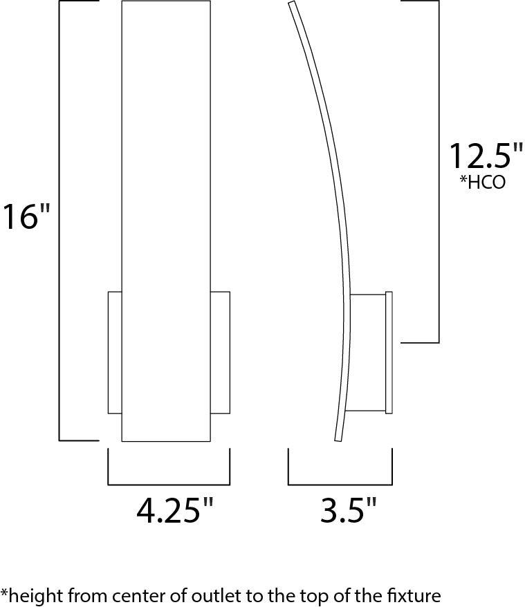 Alumilux: Prime LED Outdoor Wall Sconce White by ET2