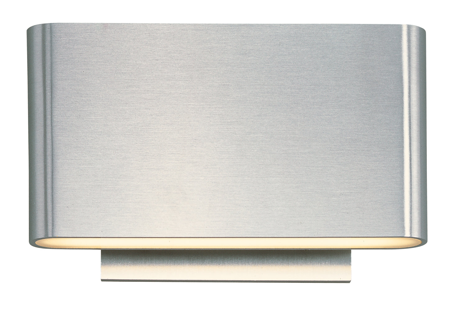 Alumilux: Spartan LED Outdoor Wall Sconce Satin Aluminum by ET2