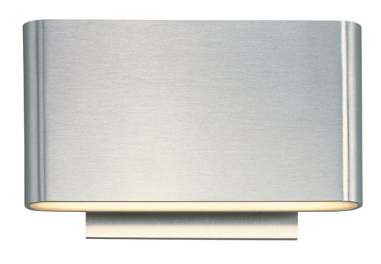 Alumilux: Spartan LED Outdoor Wall Sconce Satin Aluminum by ET2