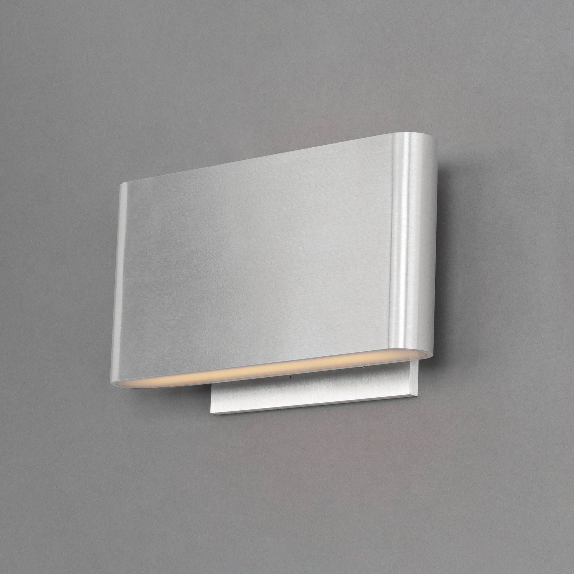 Alumilux: Spartan LED Outdoor Wall Sconce Satin Aluminum by ET2
