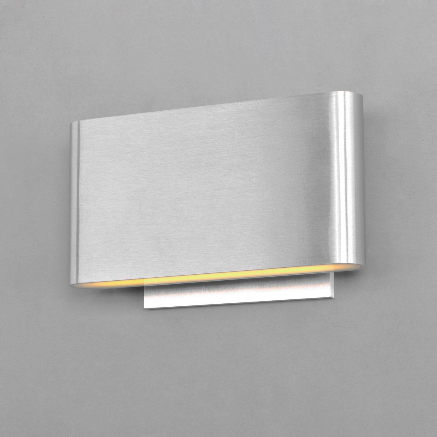 Alumilux: Spartan LED Outdoor Wall Sconce Satin Aluminum by ET2