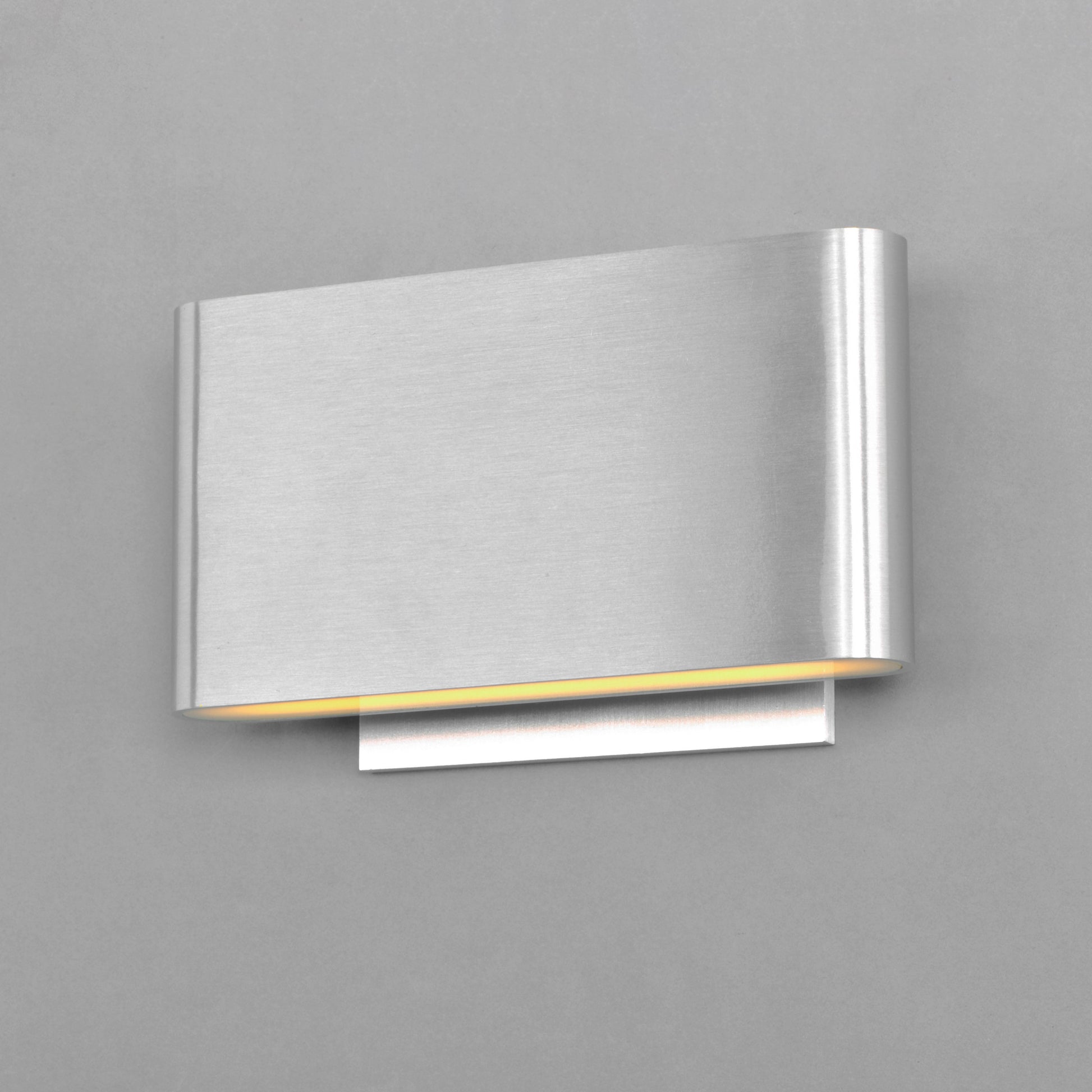 Alumilux: Spartan LED Outdoor Wall Sconce Satin Aluminum by ET2