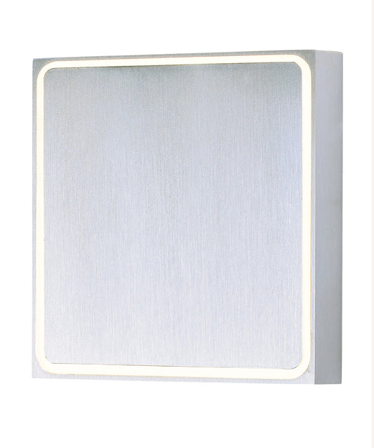 Alumilux: Outline LED Outdoor Wall Sconce Satin Aluminum by ET2