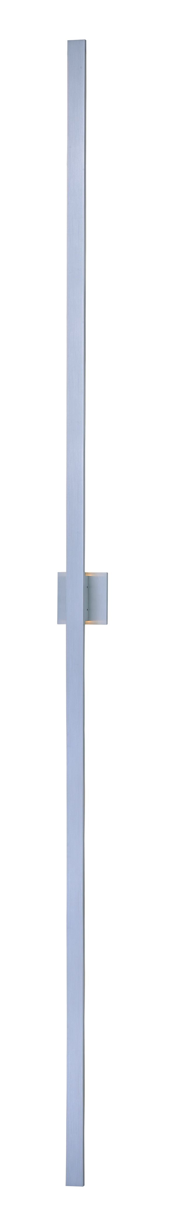 Alumilux: Line 96" LED Outdoor Wall Sconce Satin Aluminum by ET2