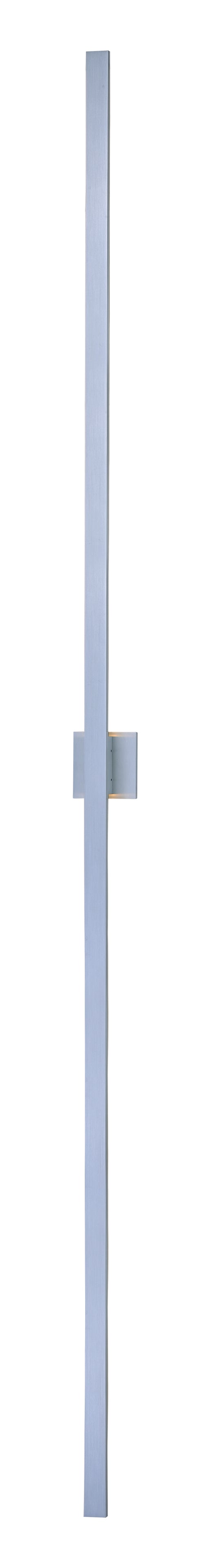Alumilux: Line 96" LED Outdoor Wall Sconce Satin Aluminum by ET2