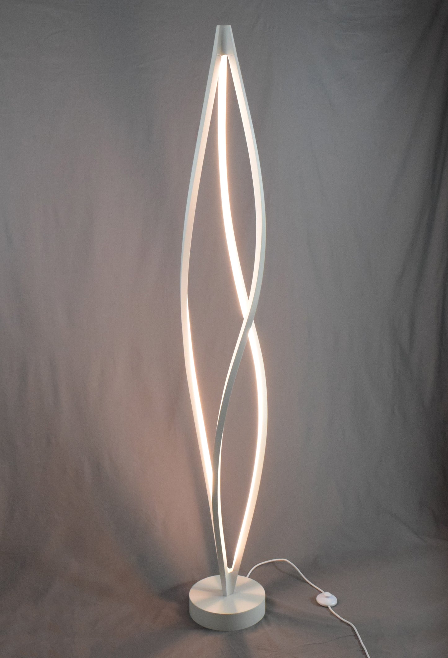 Cyclone LED Floor Lamp Matte White by ET2