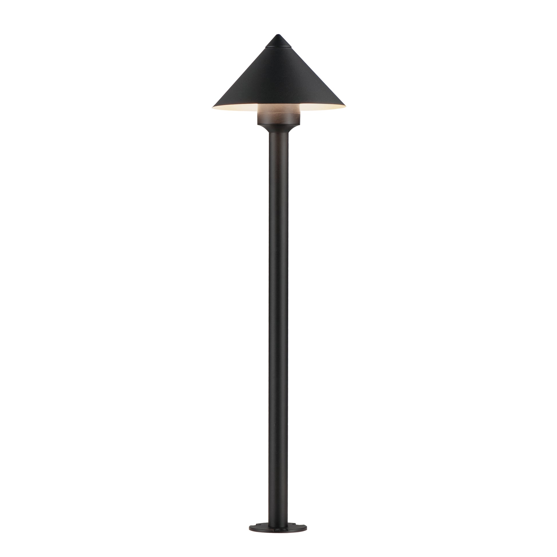 Alumilux: Bollard Cone Light with 24" Pole Black by ET2