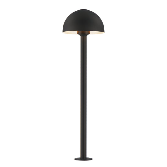 Alumilux: Bollard Dome Light with 24" Pole Black by ET2