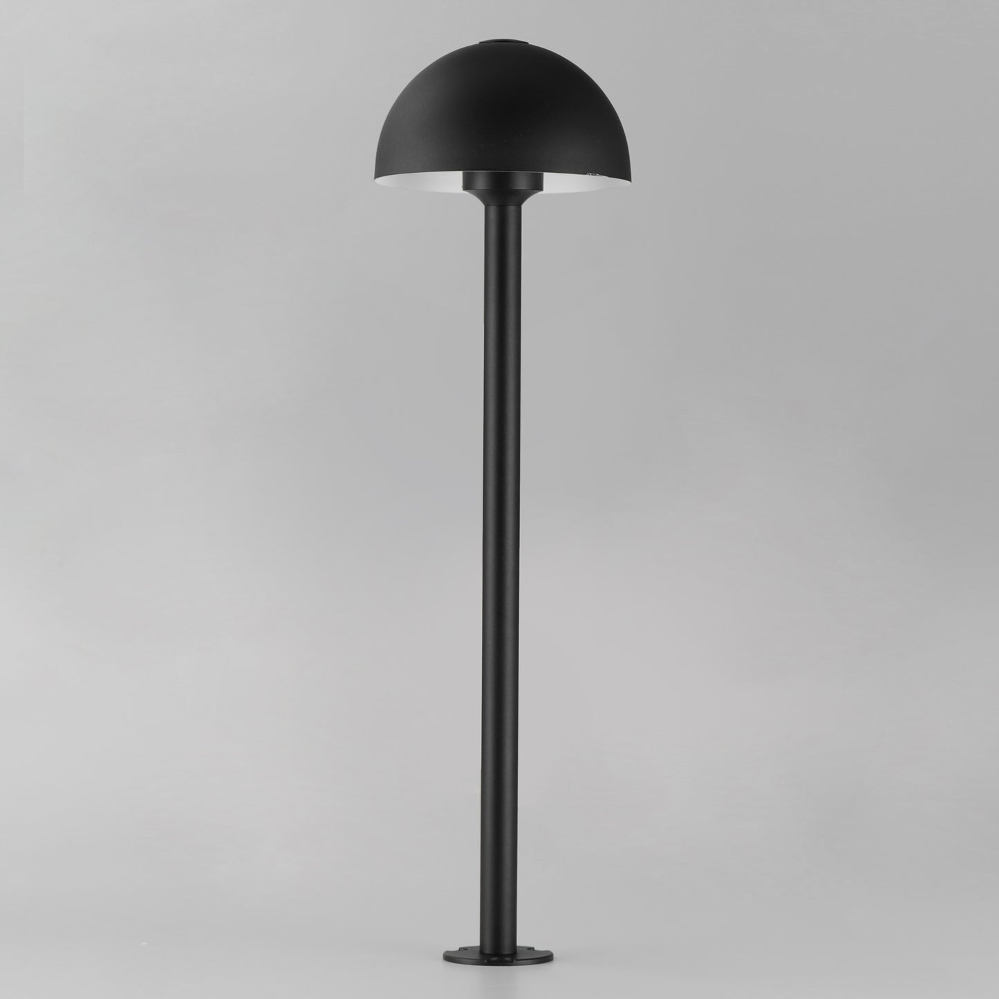 Alumilux: Bollard Dome Light with 24" Pole Black by ET2
