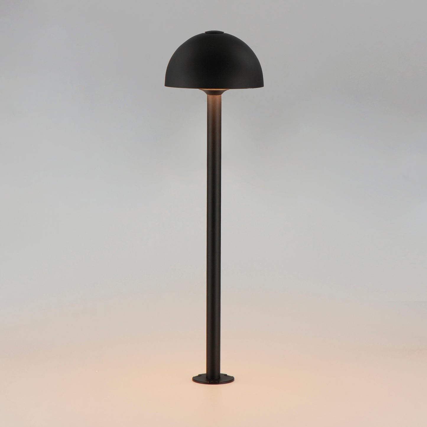 Alumilux: Bollard Dome Light with 24" Pole Black by ET2