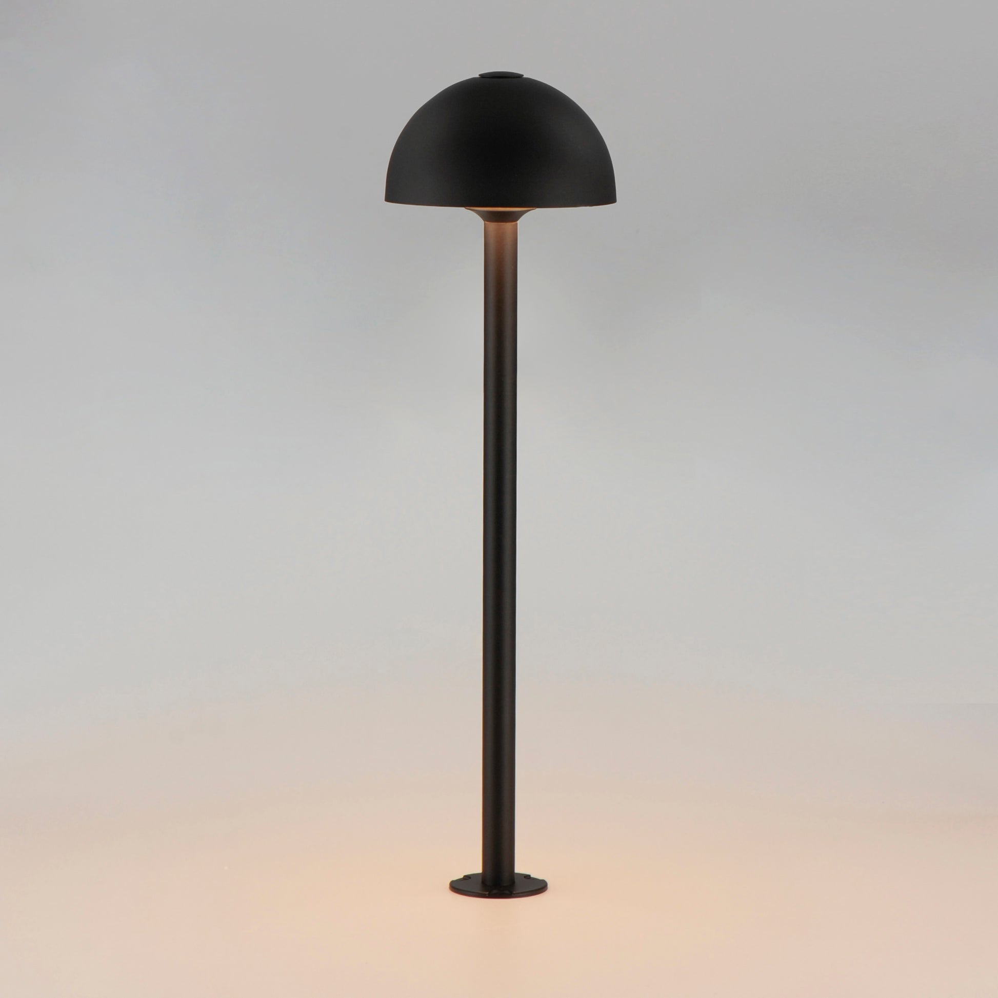 Alumilux: Bollard Dome Light with 24" Pole Black by ET2