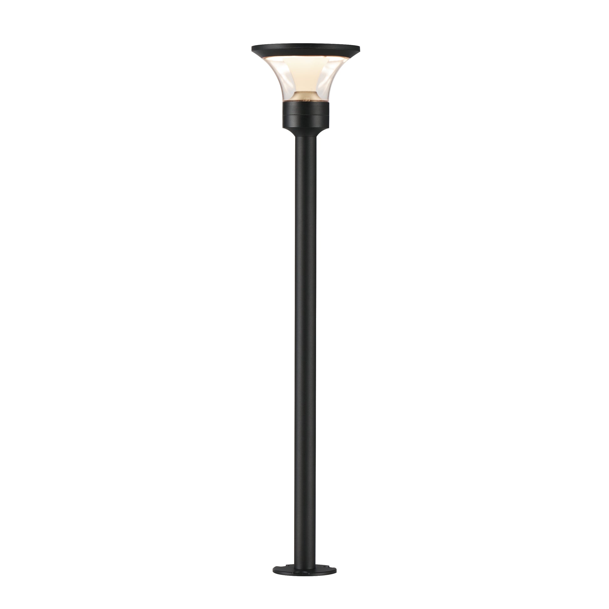 Alumilux: Bollard Fountainhead Light with 24" Pole Black by ET2