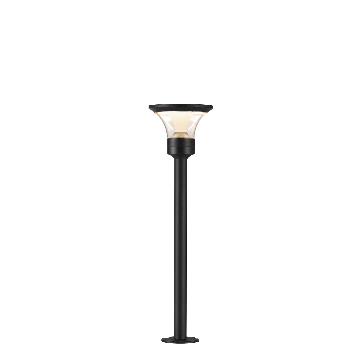 Alumilux: Bollard Fountainhead Light with 16" Pole Black by ET2