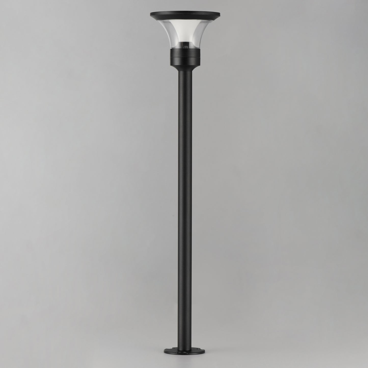 Alumilux: Bollard Fountainhead Light with 24" Pole Black by ET2