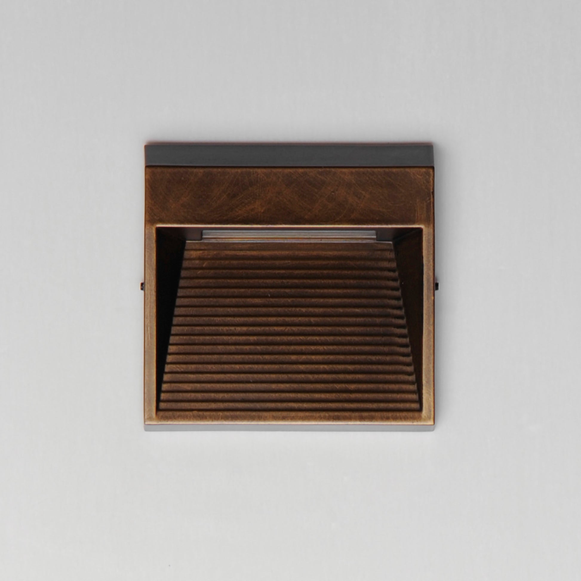 Steppes Small LED Outdoor Wall Sconce Antique Bronze by ET2