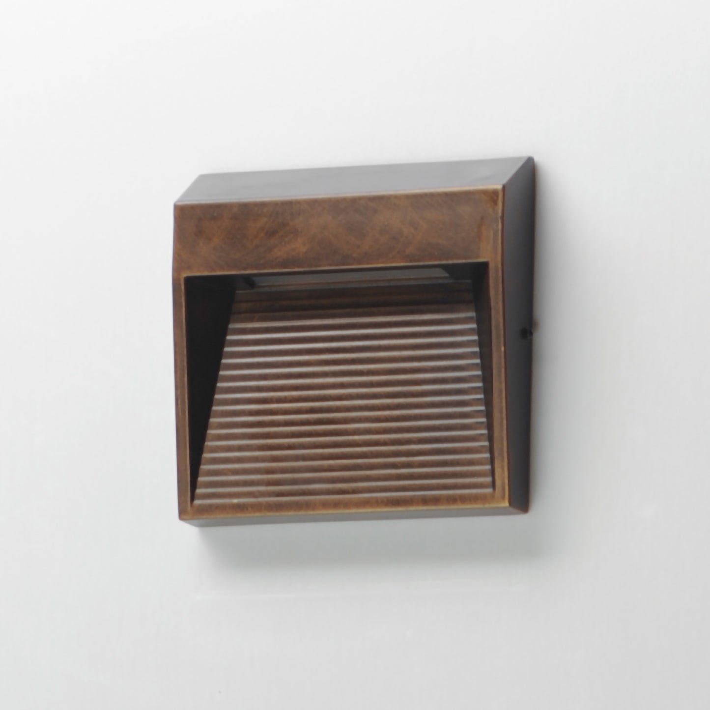 Steppes Small LED Outdoor Wall Sconce Antique Bronze by ET2