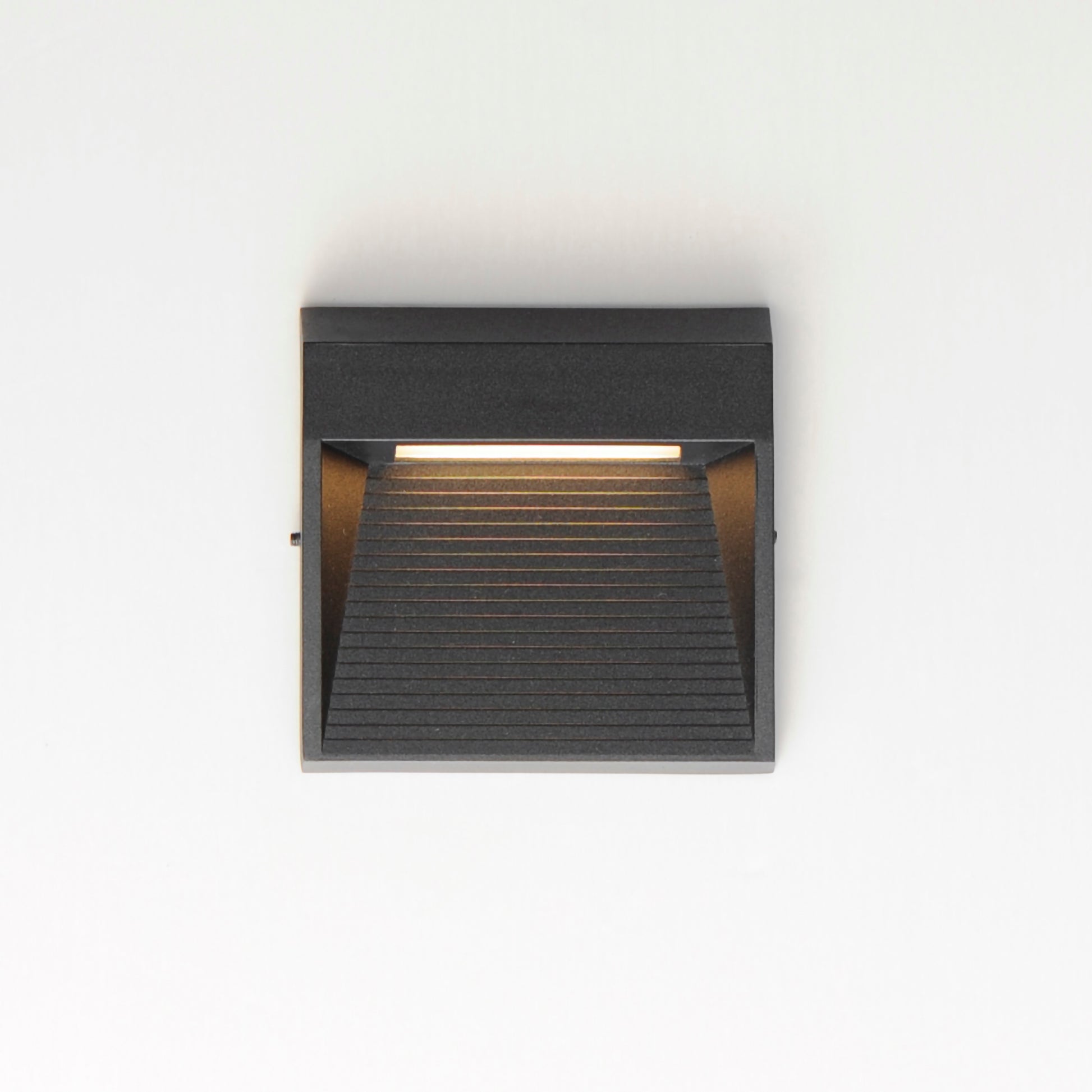 Steppes Small LED Outdoor Wall Sconce Black by ET2