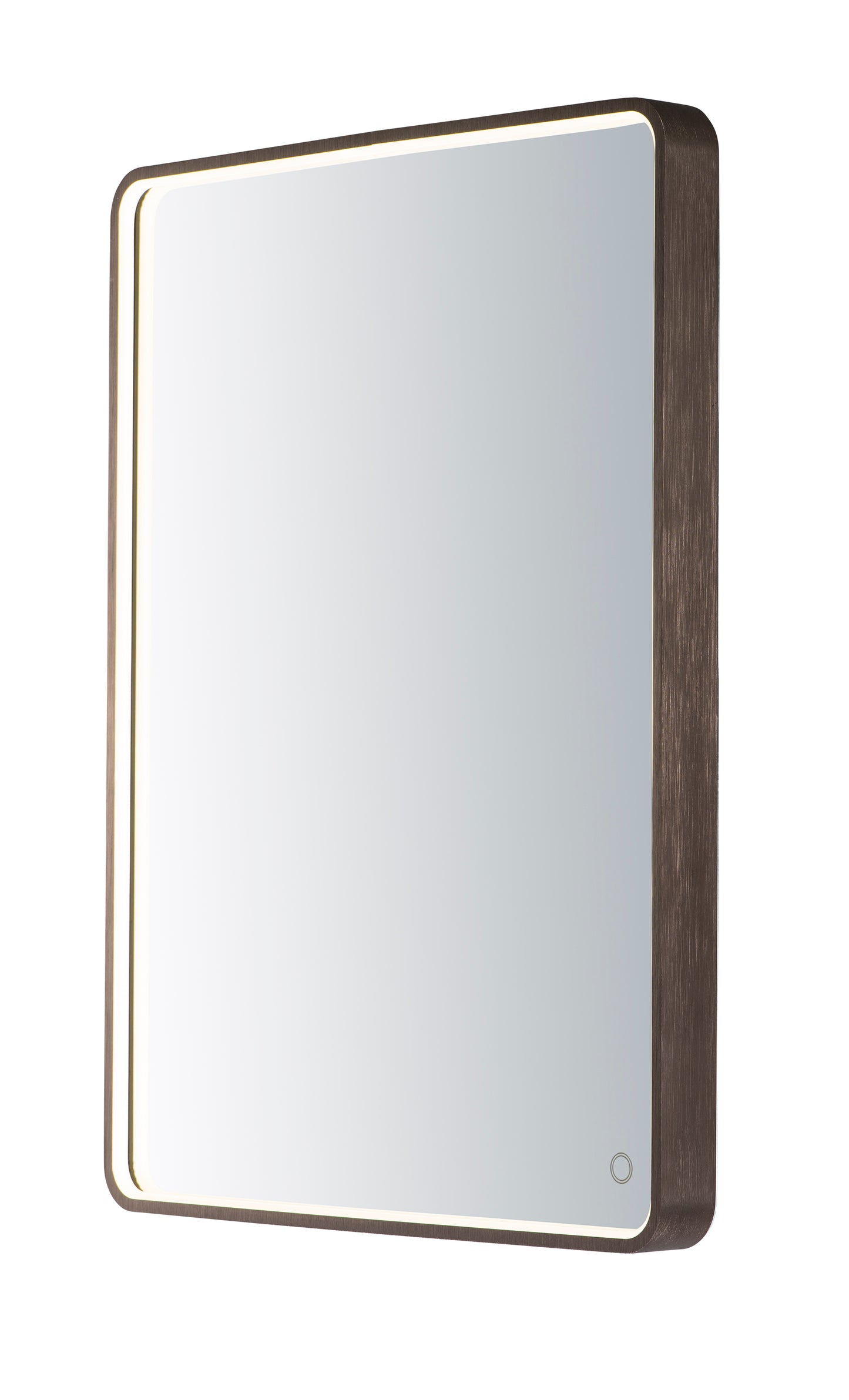 24" x 31.5" Rectangular LED Mirror Anodized Bronze by ET2