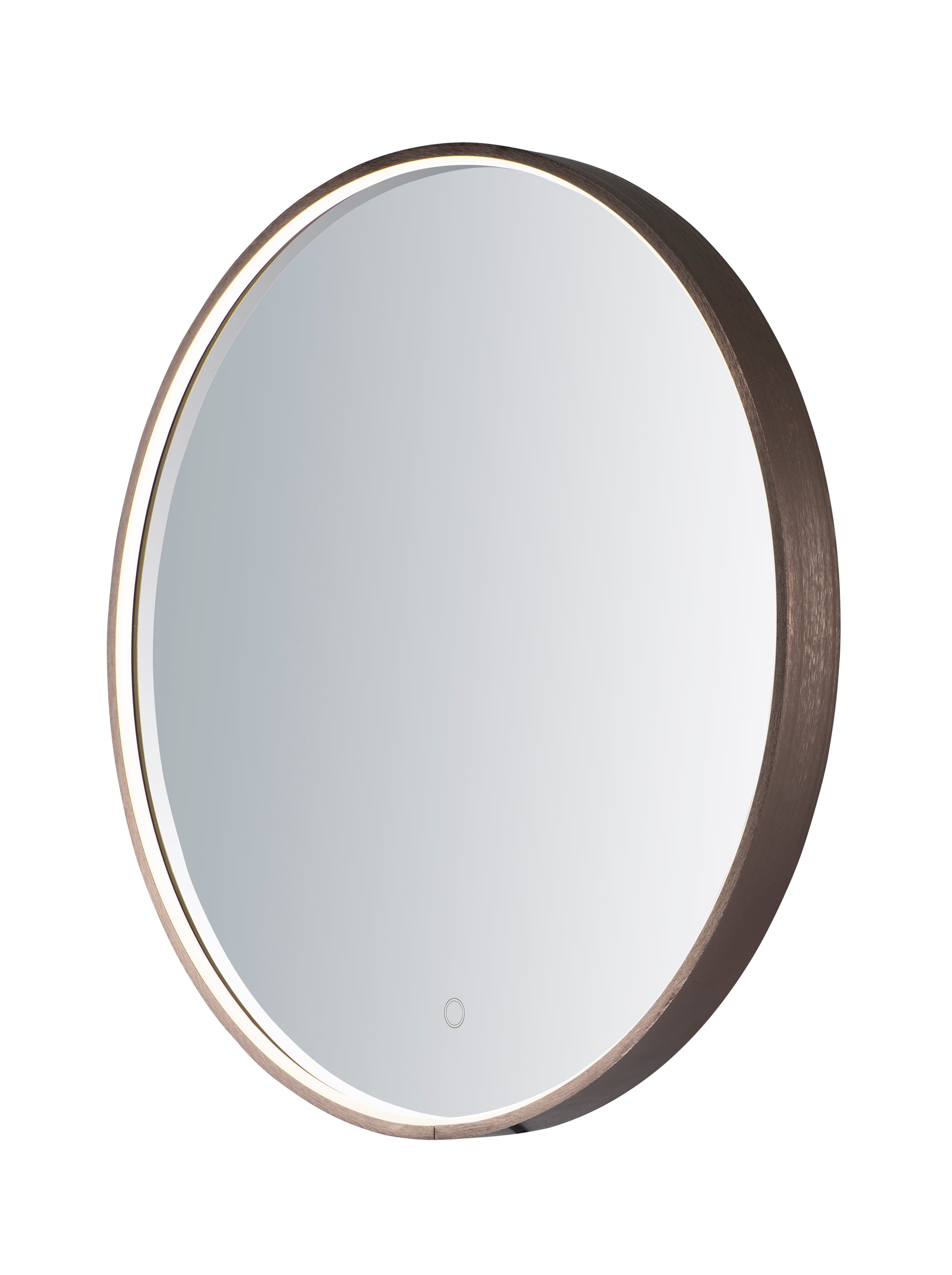 27.5" Round LED Mirror Anodized Bronze by ET2