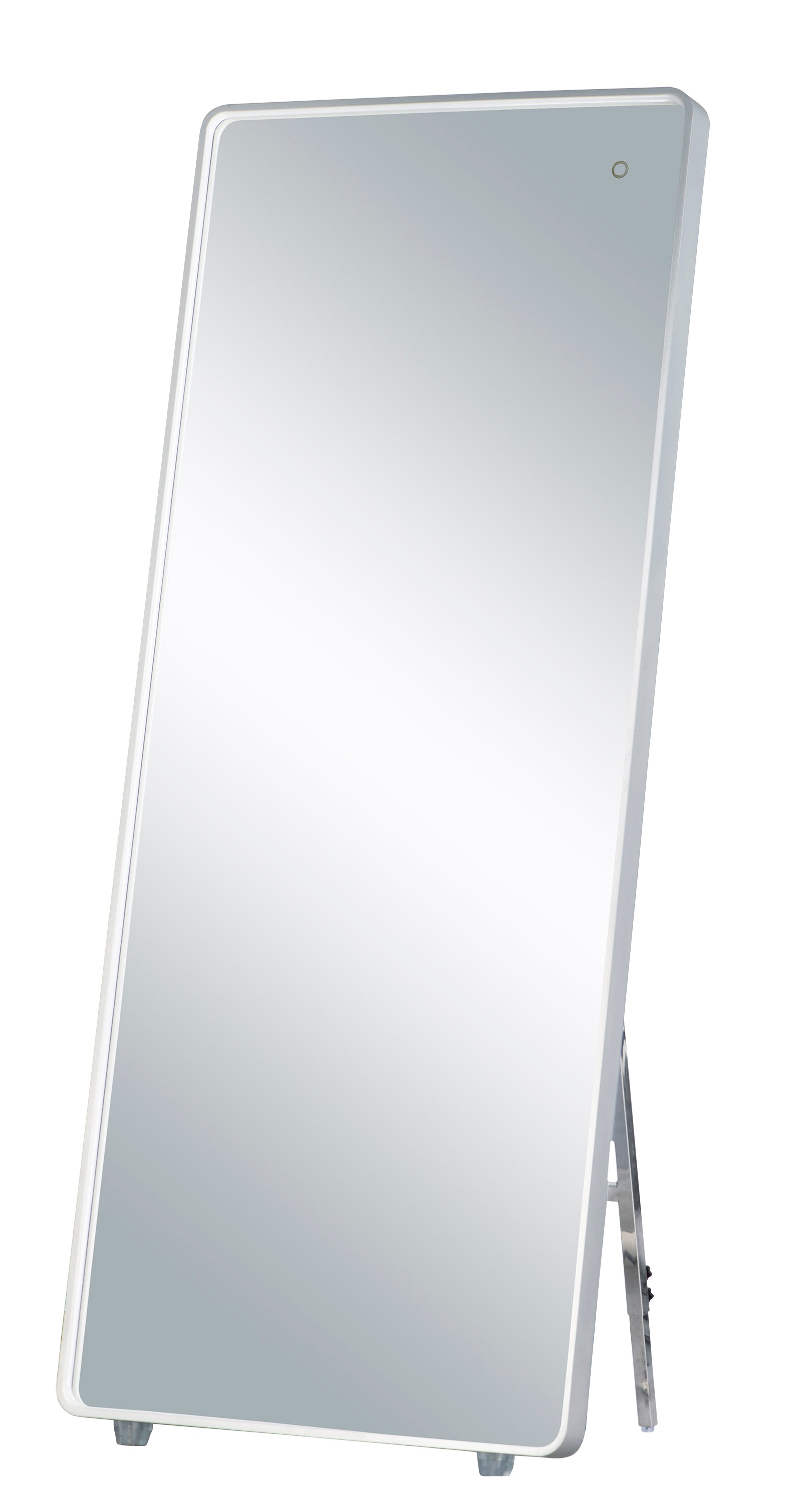 28" x 67" LED Mirror with Kick Stand Brushed Aluminum by ET2