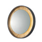 Floating LED Mirror Round 23.5" Gold Leaf/Black by ET2