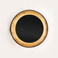 Floating LED Mirror Round 23.5" Gold Leaf/Black by ET2