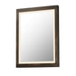 Sawyer 24"x32" Walnut Framed LED Mirror Walnut by ET2