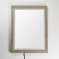 Sawyer 24"x32" Oak Framed LED Mirror Oak by ET2