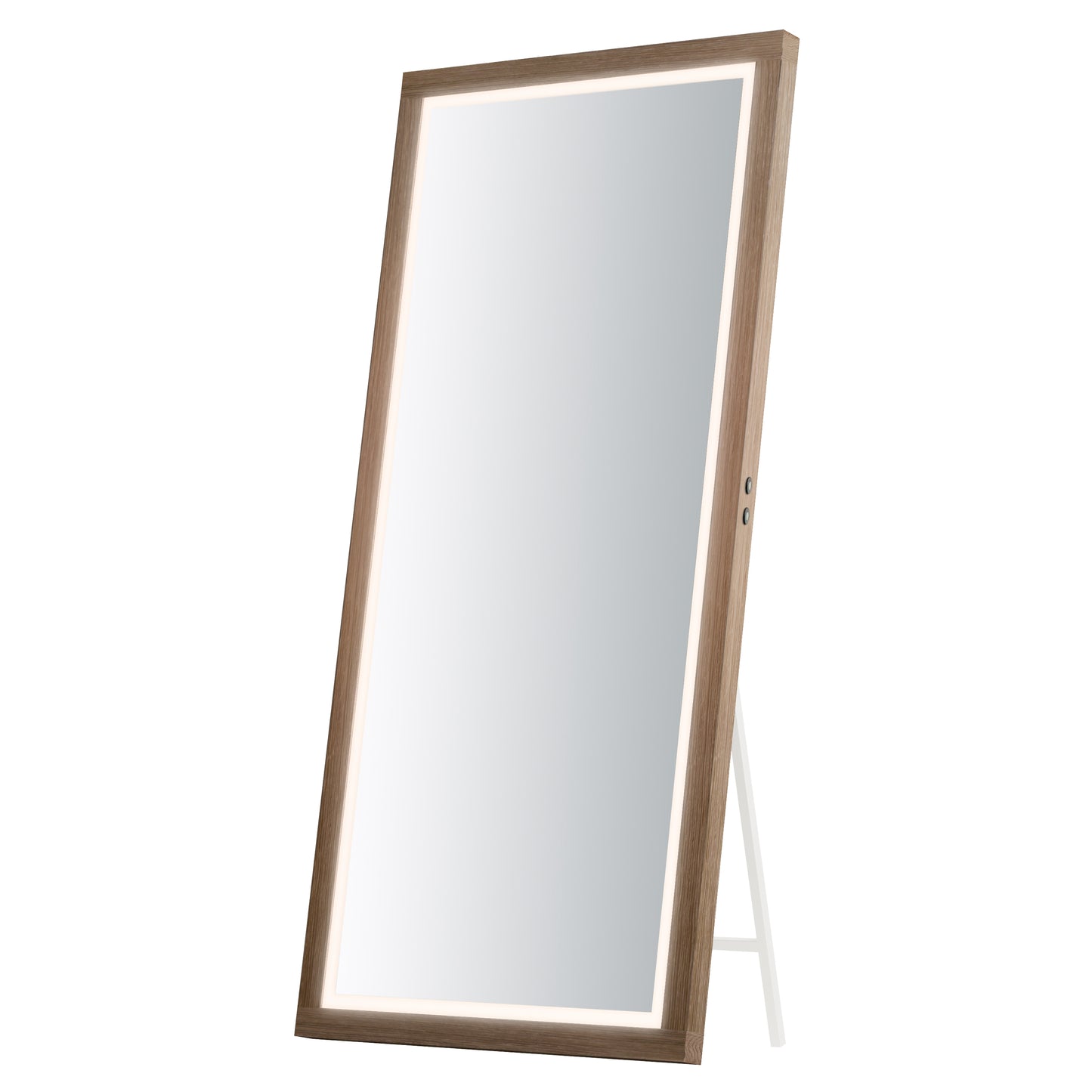 Sawyer 68"x32" Oak Framed LED Mirror Oak by ET2