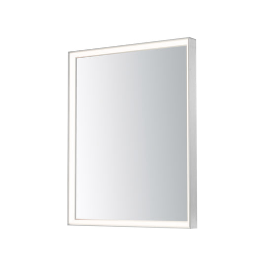 Bevel 24"x30" LED Mirror Satin Nickel by ET2