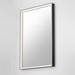 Bevel 24"x30" LED Mirror 2CCT Brushed Black by ET2
