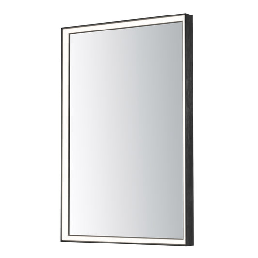 Bevel 30"x36" LED Mirror-2CCT Brushed Black by ET2
