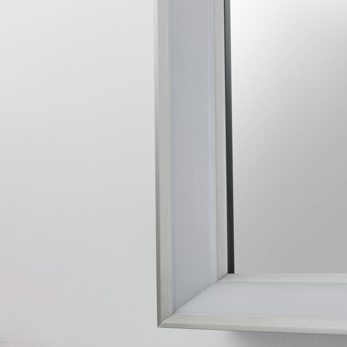 Bevel 30"x36" LED Mirror Satin Nickel by ET2