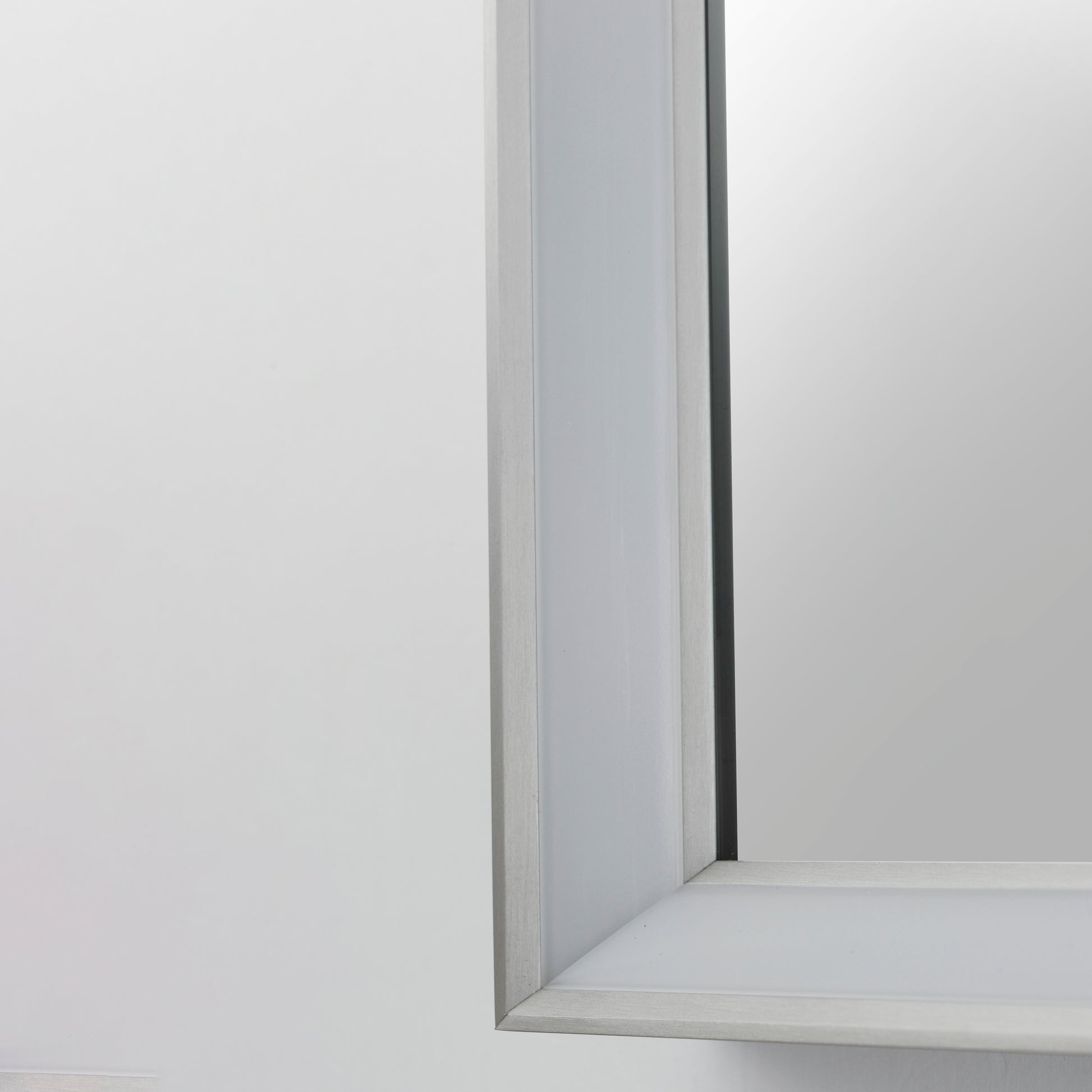 Bevel 30"x36" LED Mirror Satin Nickel by ET2