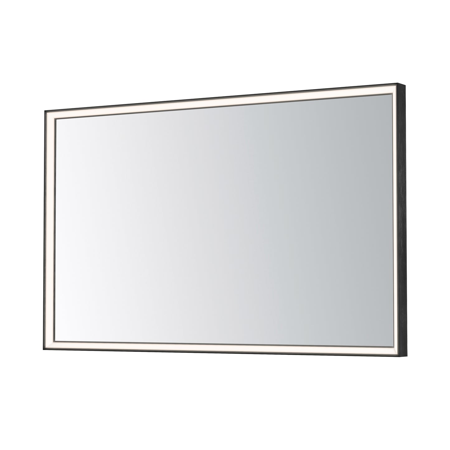 Bevel 48"x30" LED Mirror-2CCT Brushed Black by ET2