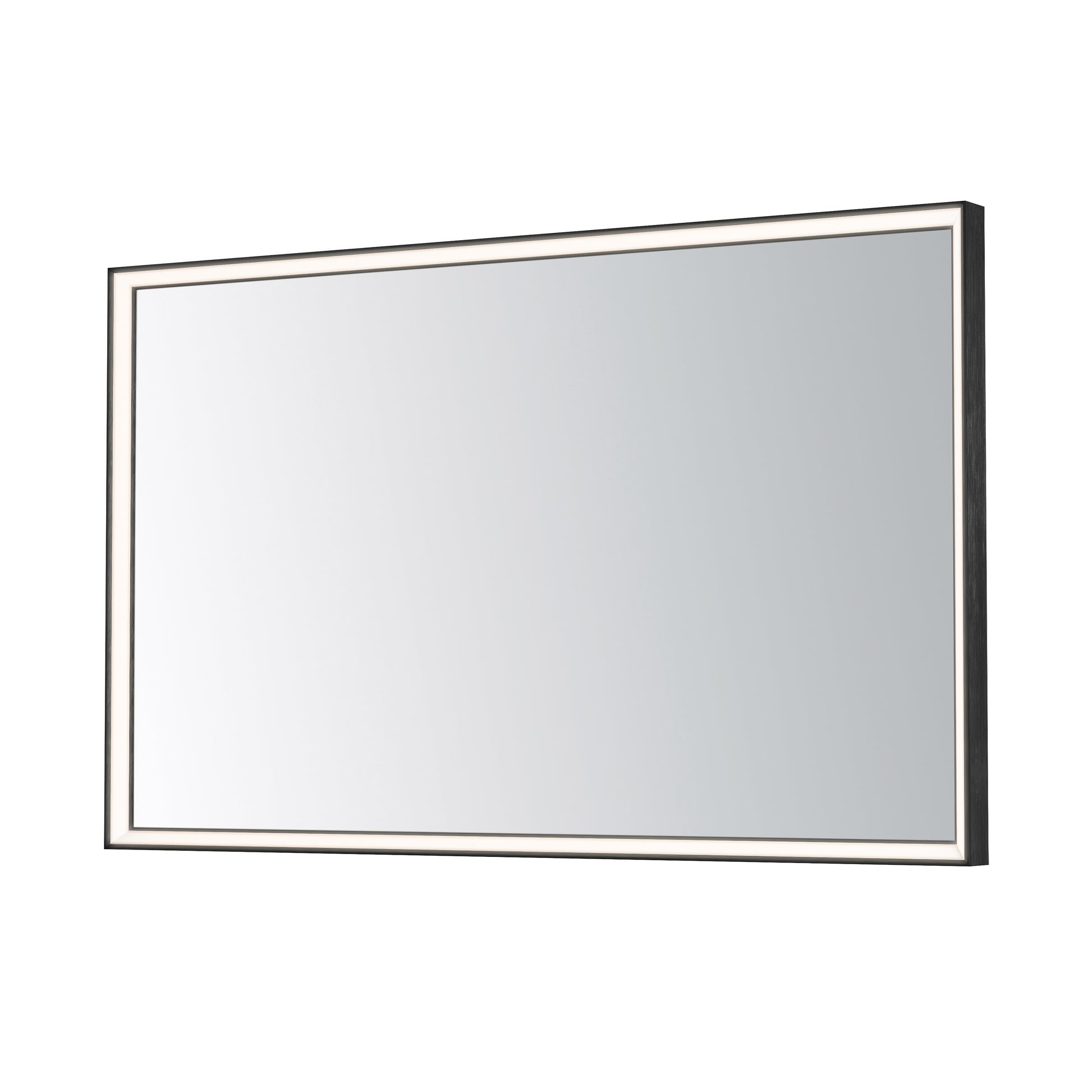 Bevel 48"x30" LED Mirror-2CCT Brushed Black by ET2