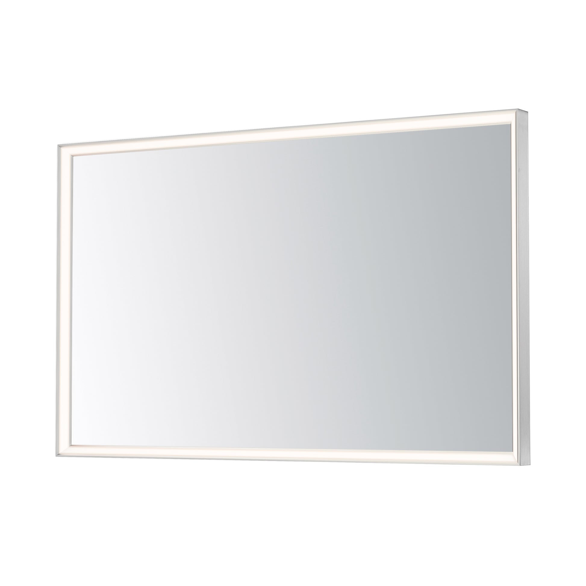 Bevel 48"x30" LED Mirror Satin Nickel by ET2