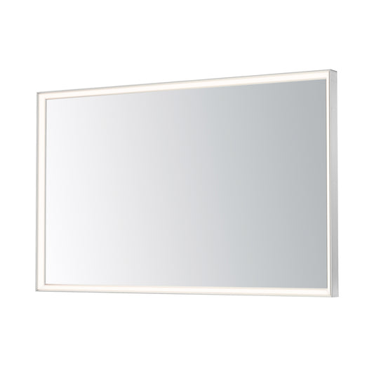 Bevel 48"x30" LED Mirror Satin Nickel by ET2