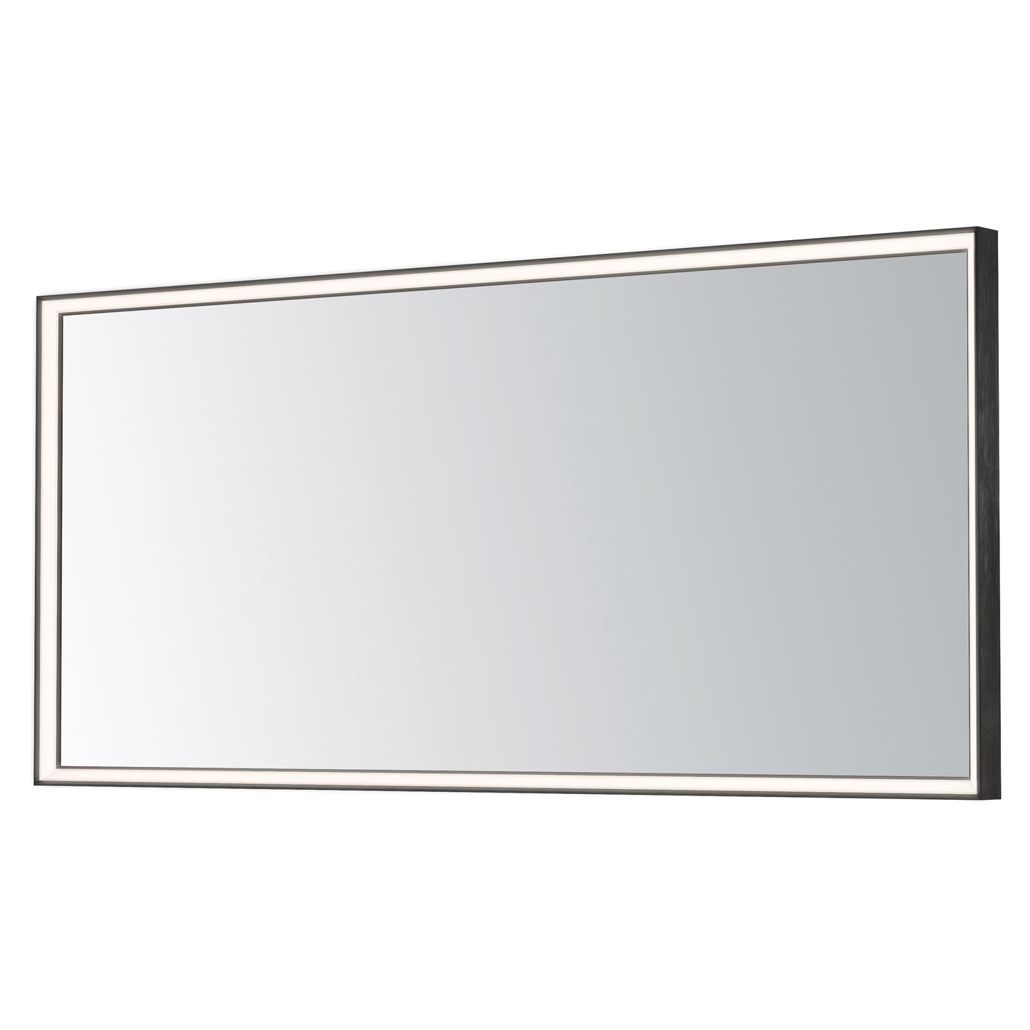 Bevel 60"x28" LED Mirror-2CCT Brushed Black by ET2